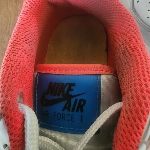 Nike Air Force 1 LV8 GS Offset Swoosh White Red Blue DX1787-100 Kids 4Y - Picture 12 of 15